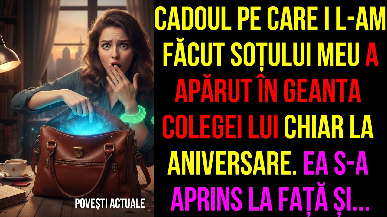 Cadoul pe care i l-am făcut soțului a apărut în geanta colegei lui chiar la aniversare. și A...