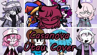 Casanova but Different Characters Sing It (FNF Casanova but Everyone Sings It) - [UTAU Cover]