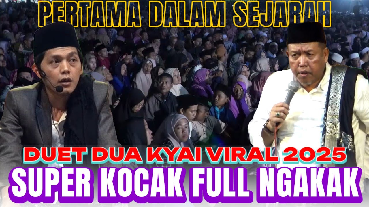 GUS IQDAM FEAT KH LUKMAN SYAFI'I ‼️ PERTAMA DALAM SAJARAH, DUO KYAI LUCU & VIRAL DALAM SATU PANGGUNG