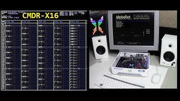 Commander X16 Audio Demo (Melodius + DreamTracker)