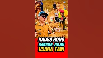 Kades Hoho bangun jalan usaha Tani. #trending #kadeshoho #shorts