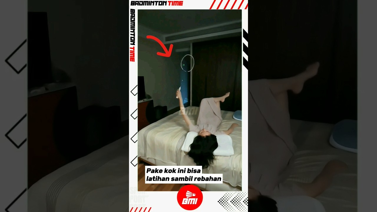 Kok badminton terbang sendiri 