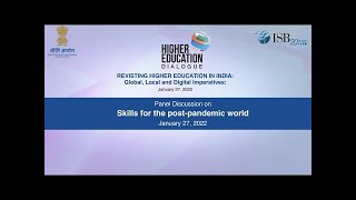 Panel Discussion on 'Skills for the post-pandemic world'