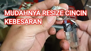 Tips Tutorial Cara Risize cincin , mengecilkan cincin mudah tanpa ke tukang pengrajin