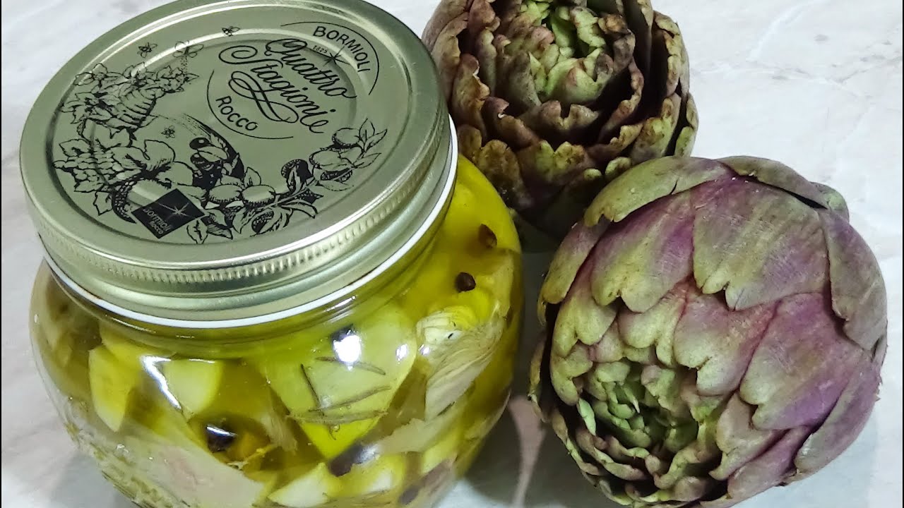 Carciofi sott'olio. La ricetta spiegata passo passo per chi non li ha mai fatti.
