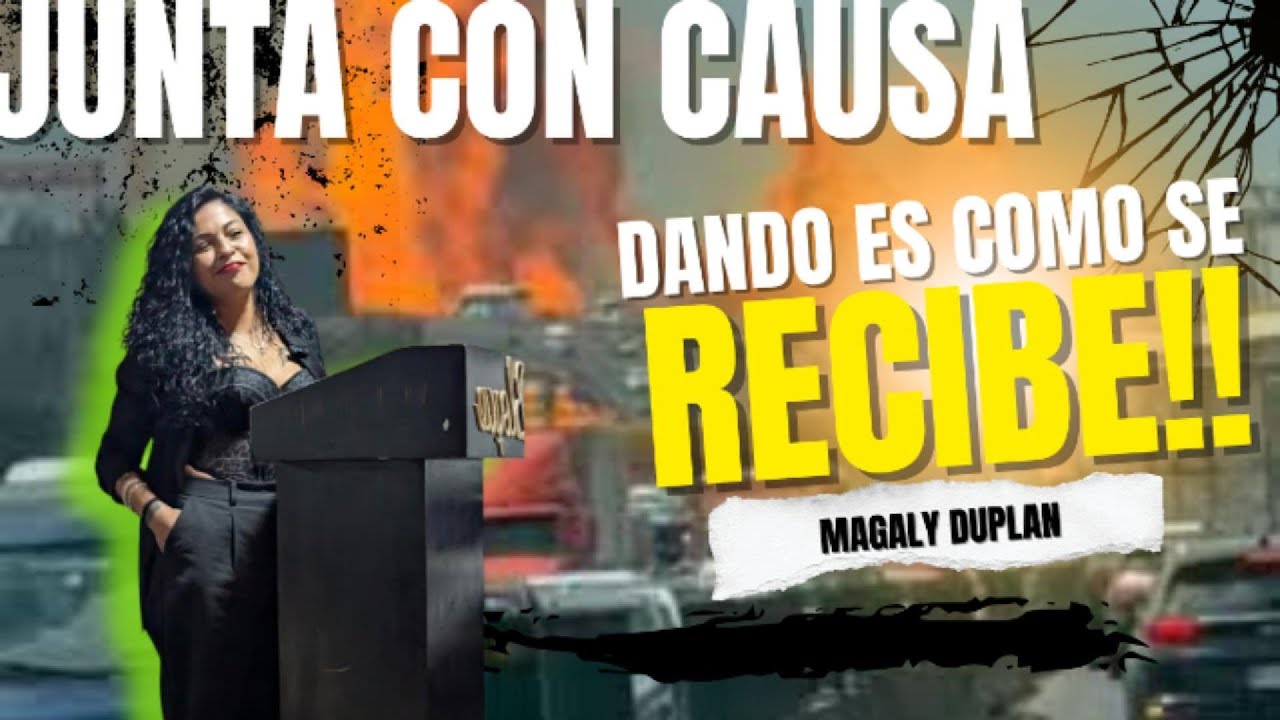 Dando es como se recibe | Madrina Magaly Duplán | Junta con Causa