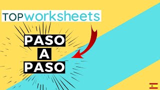 COMO crear una FICHA INTERACTIVA desde CERO | Tutorial TOPWORKSHEETS