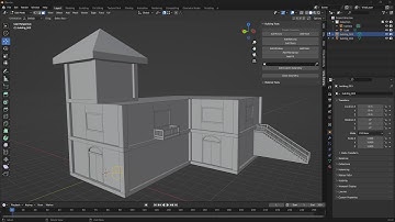 Videoguide - Build Architecture, Doors, Windows, Architectural Elements with Building Tools Blender
