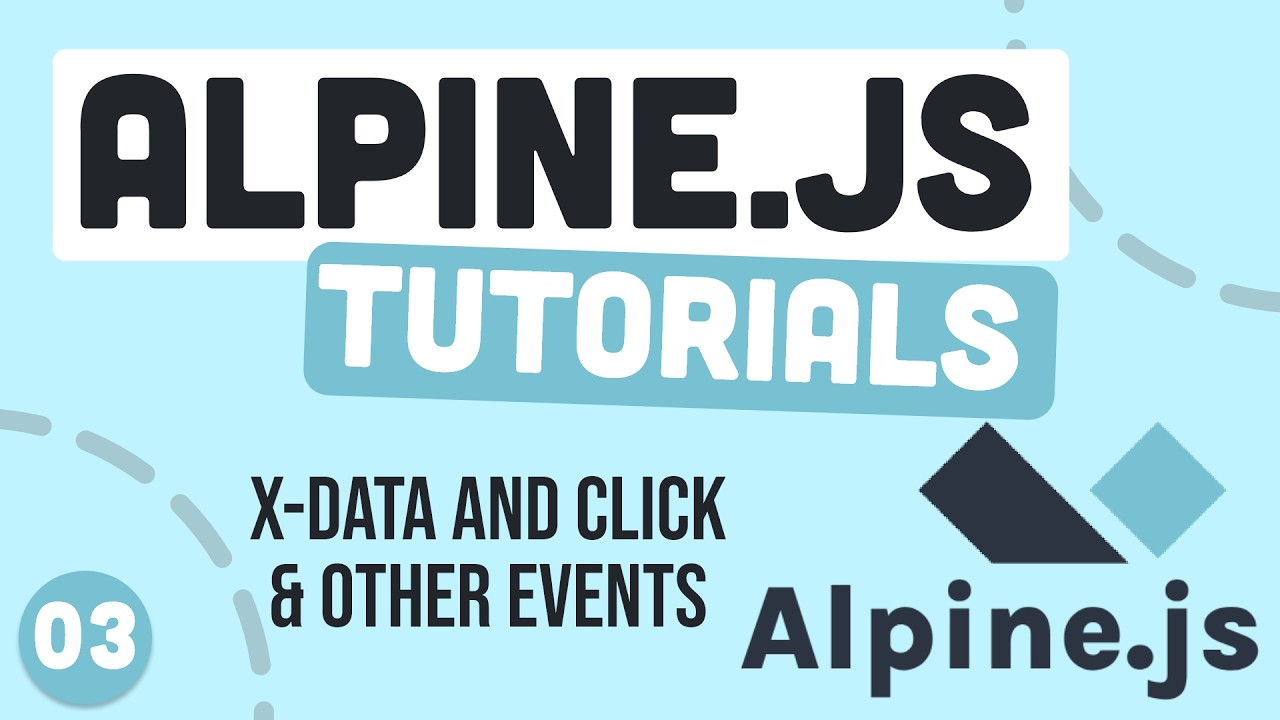 Using Data Directive and Events | AlpineJs #03 | Urdu & Hindi - YouTube