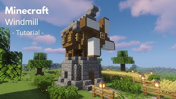 Minecraft: How to Build a Simple Windmill | Small Windmill (Tutorial)