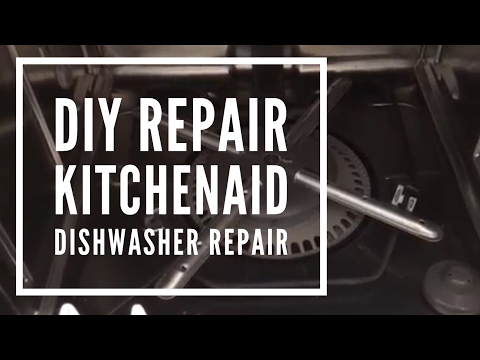 KitchenAid Dishwasher Repair- Not cleaning properly (clean out Filter)