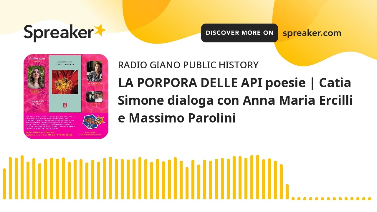 LA PORPORA DELLE API poesie | Catia Simone dialoga con Anna Maria Ercilli e Massimo Parolini