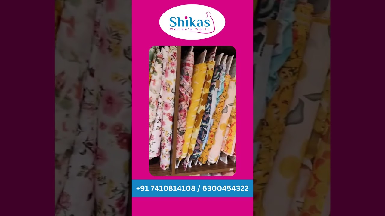 Georgette, Chiffon, and Acroba Fabrics Collection | Shikas Womens World  
