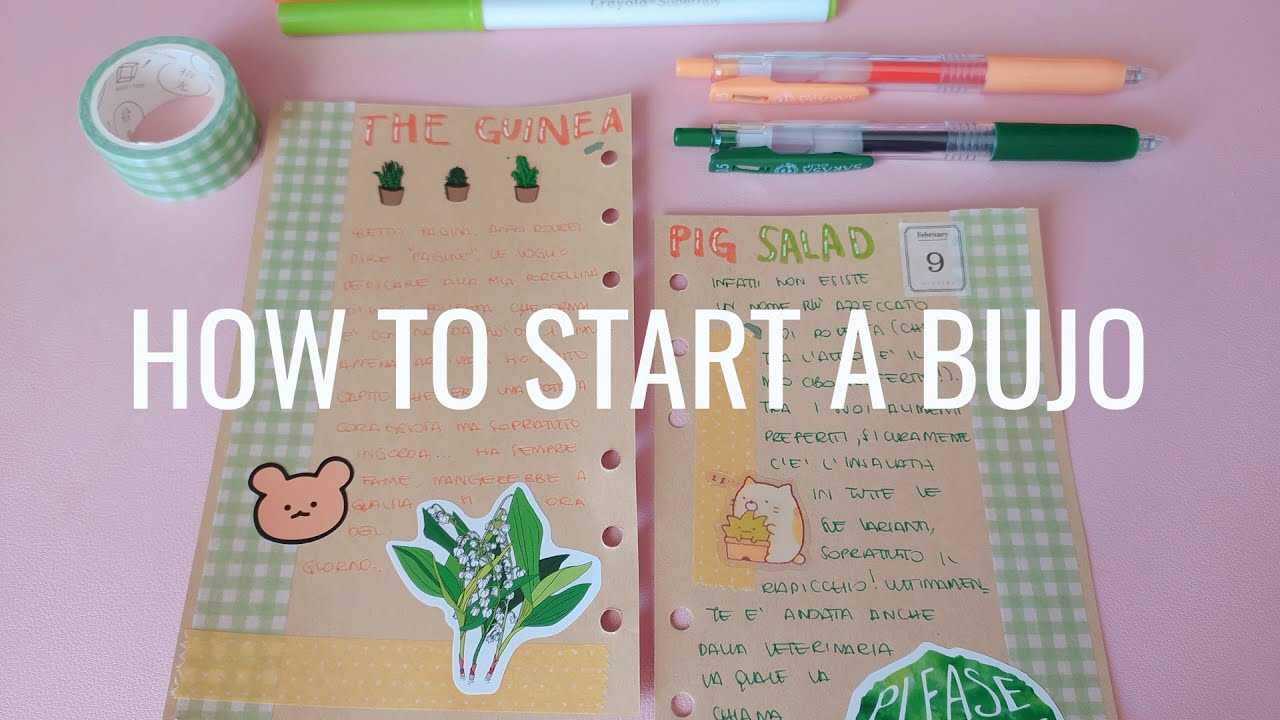 how to start a bullet journal  ♡