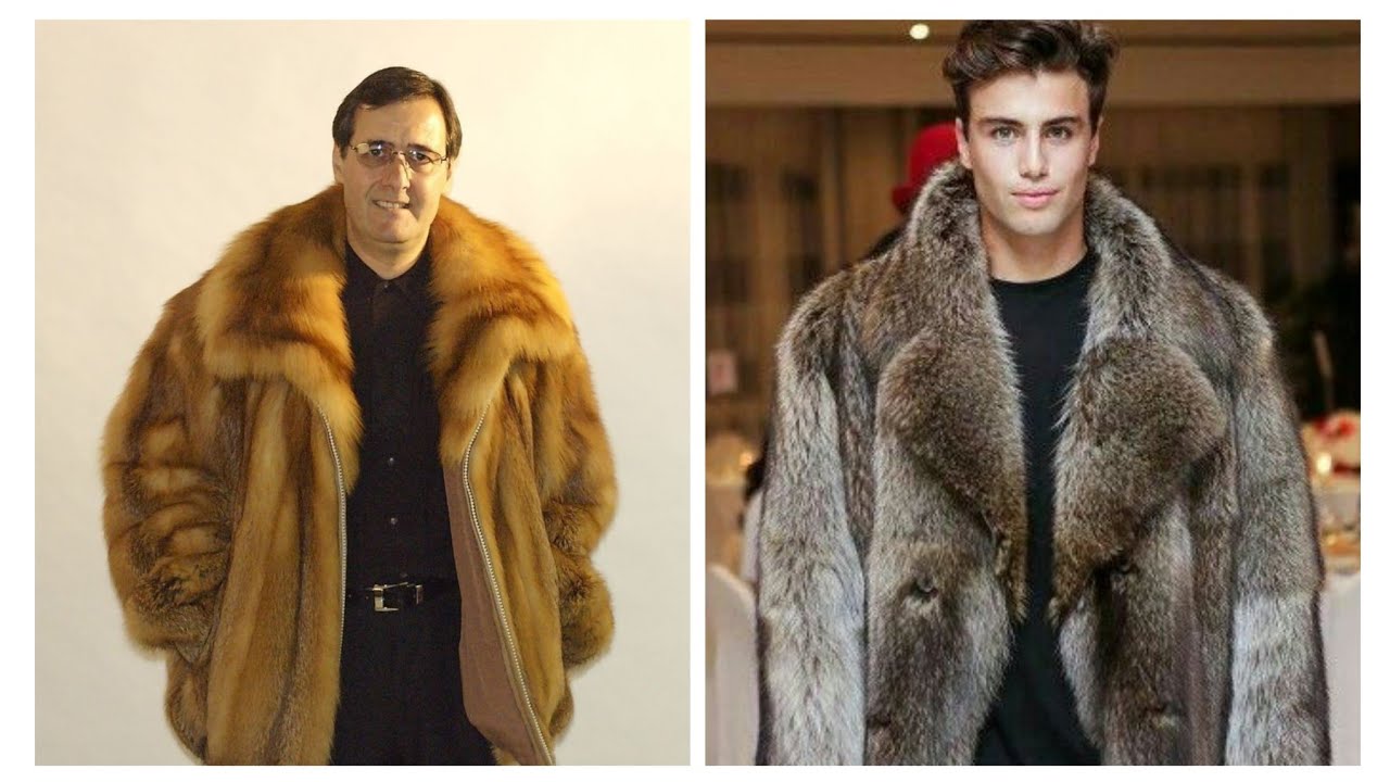 Elegant Design Fur Coats for Men#classic