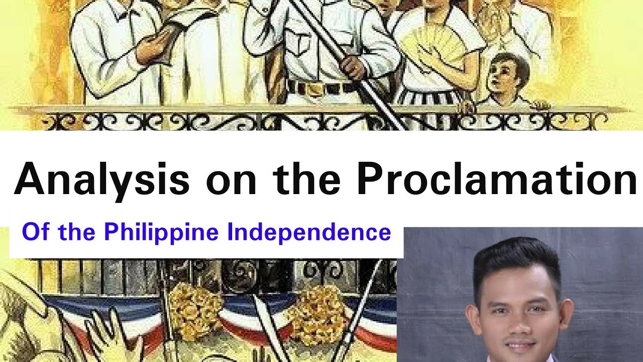 Readings in Philippine History Analysis on the Proclamation of the