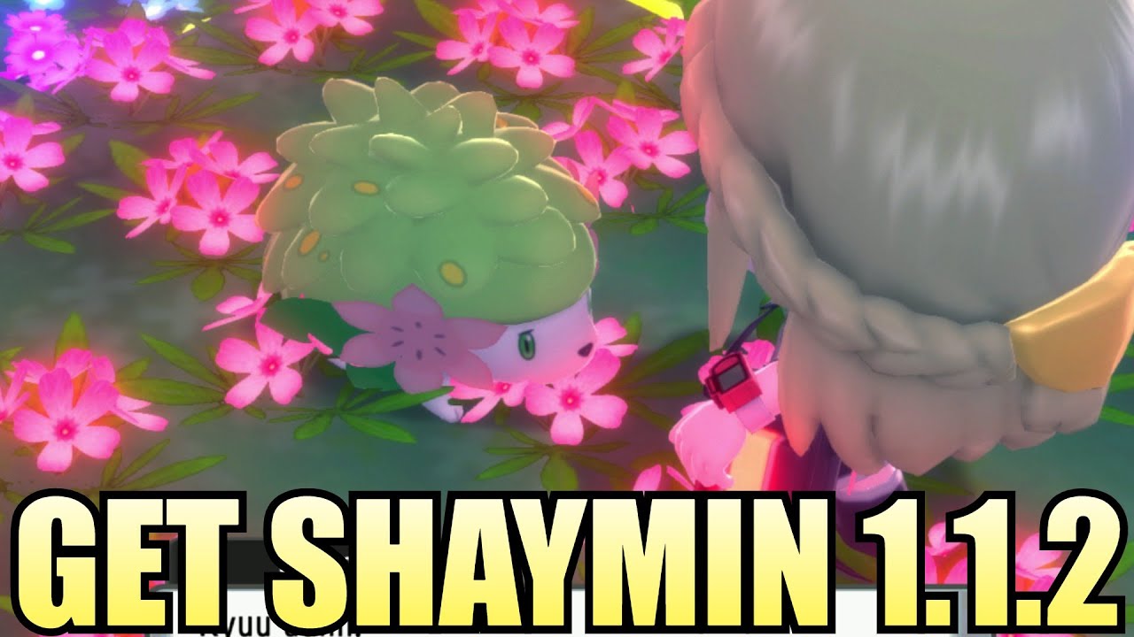 NEW Get Shaymin glitch on 1.1.2 in Pokemon Brilliant Diamond Shining Pearl