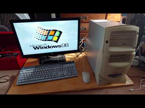 Windows 98 cold boot still works in 2020