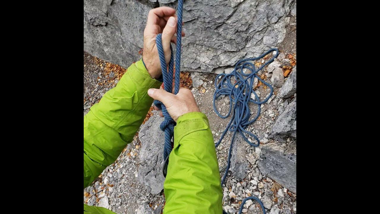 Tying off a Belay Device YouTube