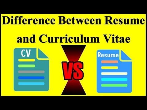 resume vs cv difference between resume and curriculum vitae by www resume vs cv difference