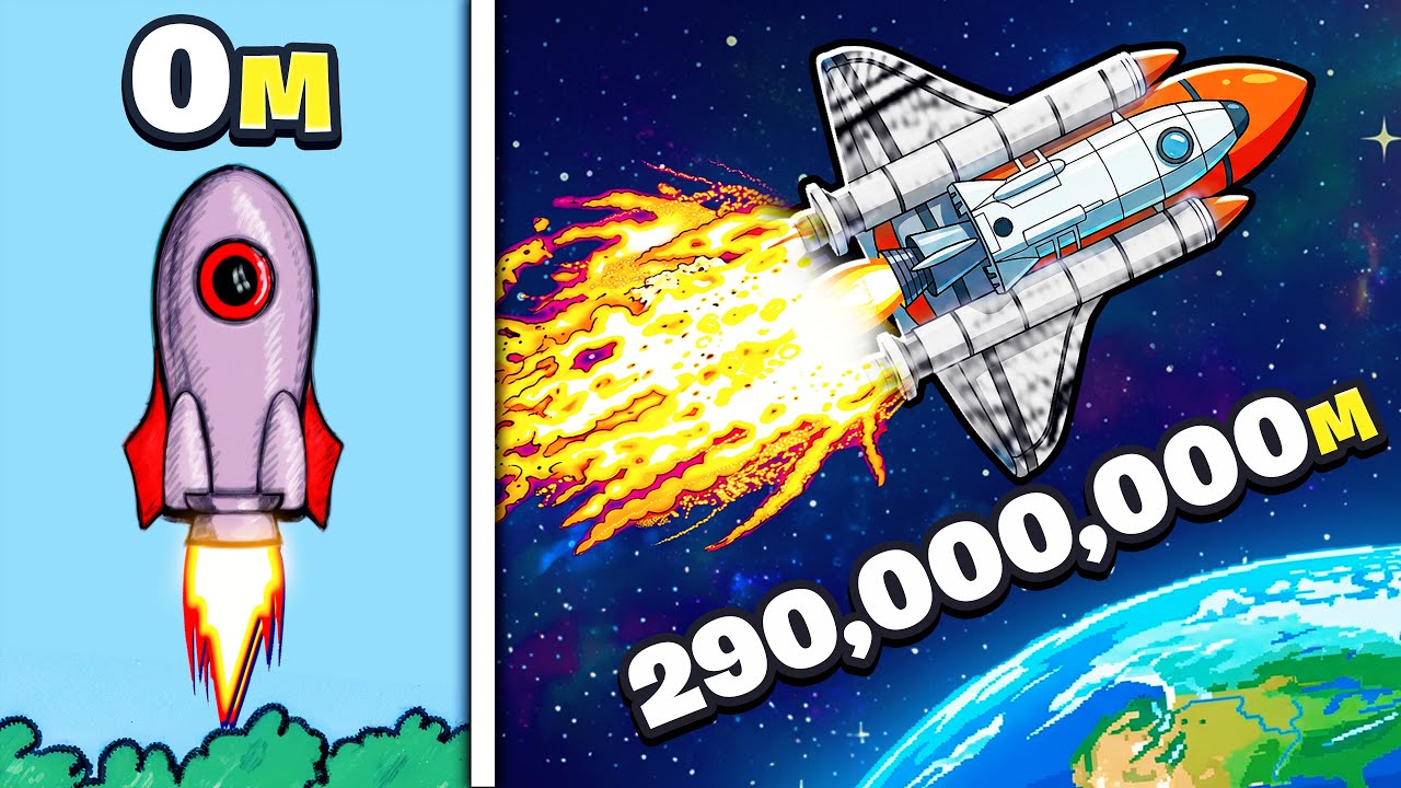 LA MEILLEURE ÉVOLUTION DE FUSÉE POUR ATTEINDRE L'ESPACE..