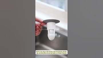 Không lo tóc, rác chui xuống gây tắc nghẽn 😎 #yeubep #decor #nhanieu #kitchen #goodthing