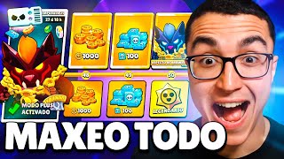 COMPRO y MAXEO TODO el NUEVO *BRAWL PASS PLUS* de BRAWL STARS