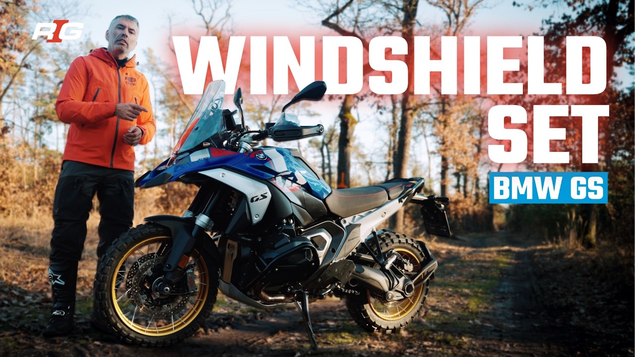 BMW R1300GS - Windshield set-up - YouTube