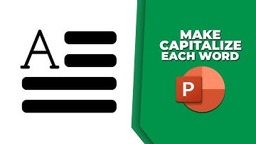 How to make capitalize each word in PowerPoint
