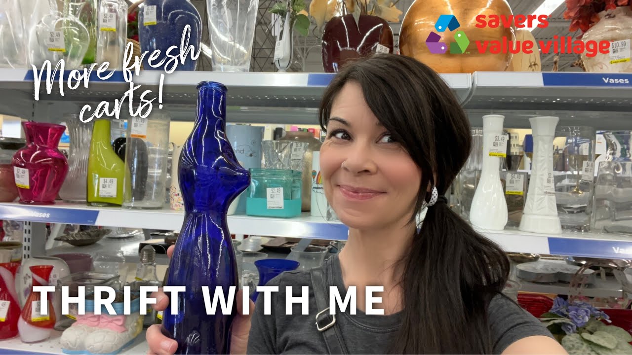 Thrift With Me So Many Fresh Carts Vintage Home Decor