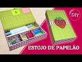 DIY Estojo com Papelão | Organize seus Materiais de Forma Criativa