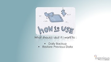 SAGE UBS Guidelines - How to do Backup and Restore Data