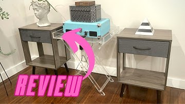 My thoughts on the GYIIYUO Wood Nightstand Set (Amazon Furniture Find)