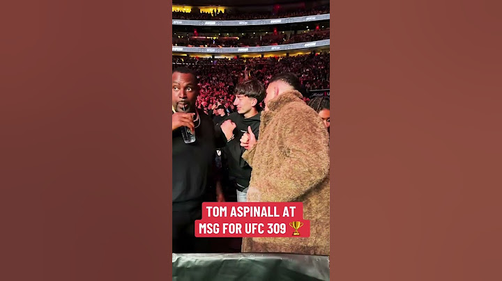 Tom Aspinall at #UFC309