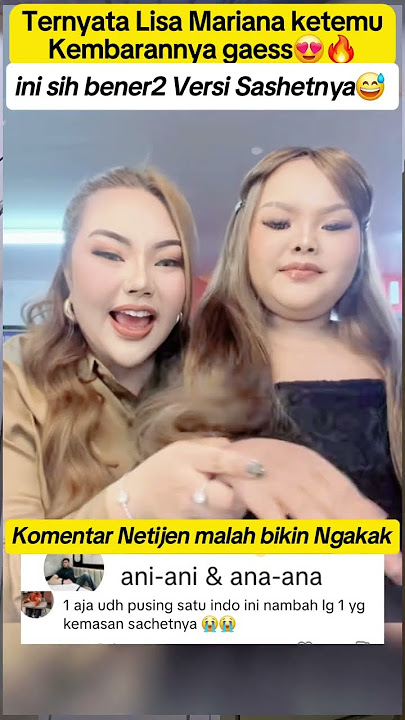 It turns out Lisa Mariana has a twin #shorts #lisamariana #ridwankamil #viral #fyp