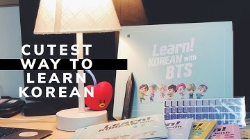 📚 [Unboxing & 1st Look] Learn! KOREAN with BTS | Enjoy learning a new language 그죠?! 💜| south korea