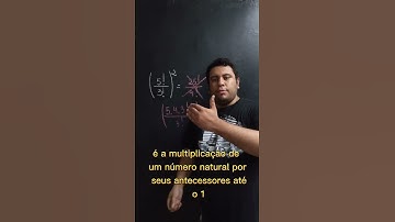 Um fatorial ao quadrado não é p que parece #short #curiosidade #matemática #short #ensino #educação