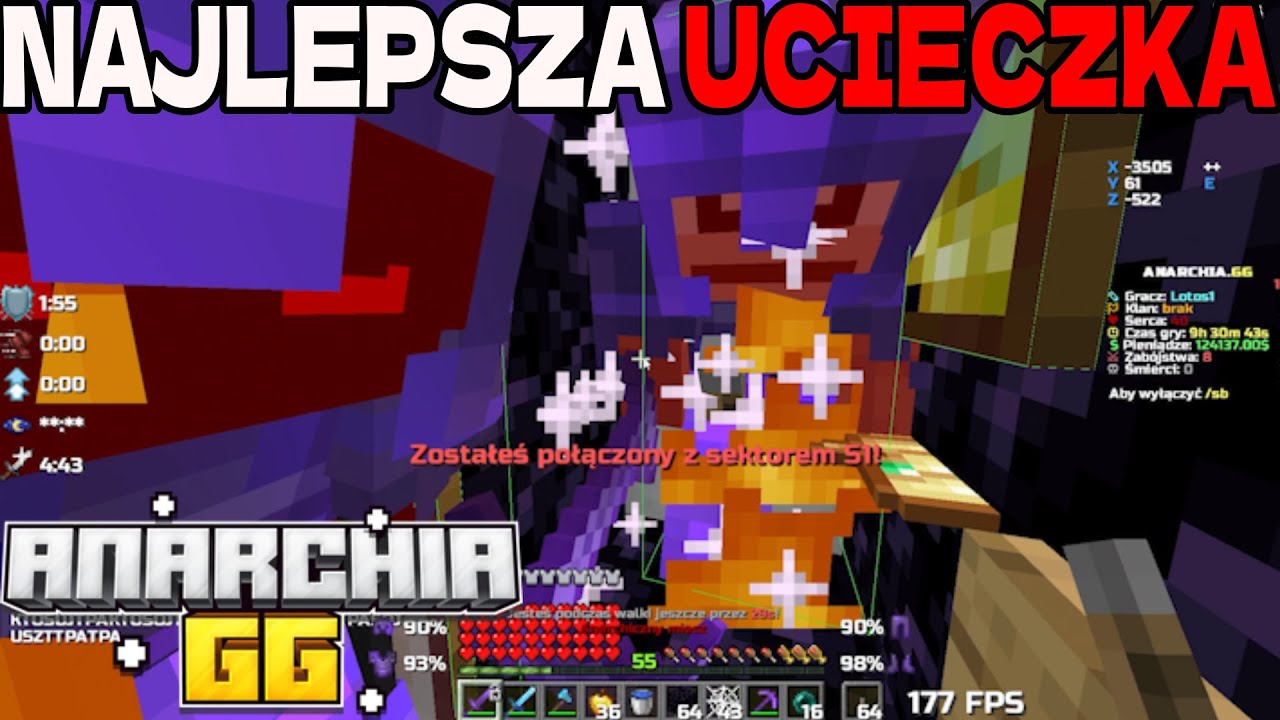 😎 Jak Uciekłem Najlepszym Graczom Na Lifesteal SMP (anarchia.gg)