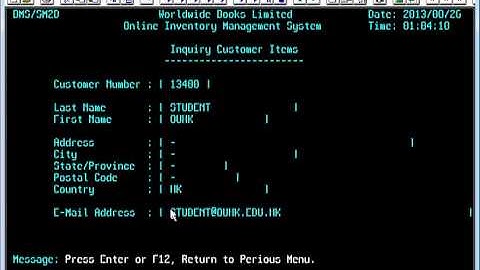 CICS Transaction demo run on CICS TS (2013-08-26)