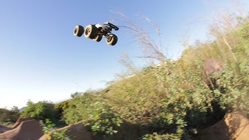 IJumpRC Edition Traxxas E-Revo Dirt Jump Backflips