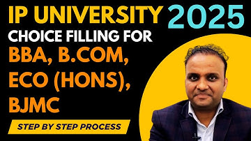 🔴 IPU Choice Filling 2025 LIVE |Step by Step GGSIPU Counselling, Preference Order, Mistakes to Avoid