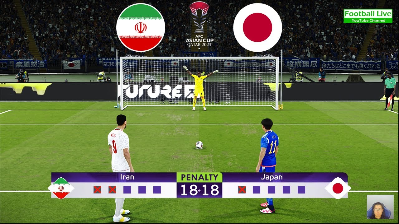 Iran vs Japan - Penalty Shootout 2024 | AFC ASIAN CUP QATAR 2023™ | イラン ...