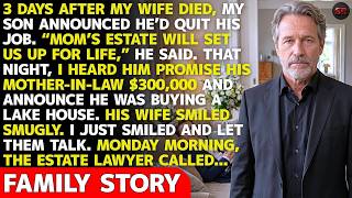 Three Days After My Wife Died, My Son Quit His Job—Because He Thought My $2.4 Million Inheritance Wa