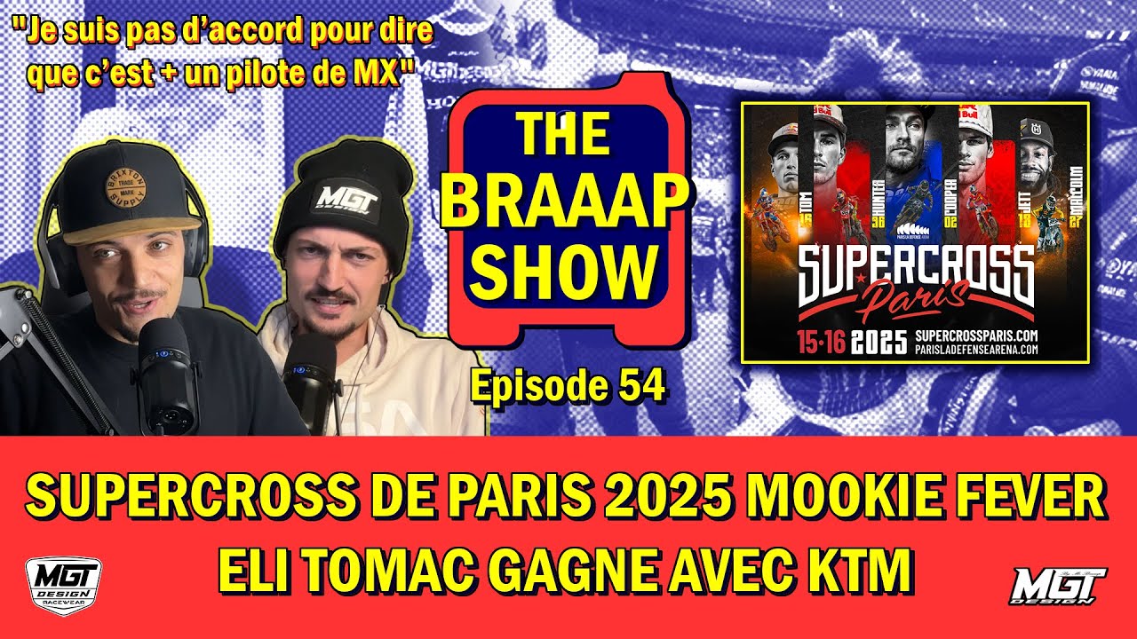 #54 - Supercross de Paris 2025 Malcolm STEWART roi, Hunter & Jett en difficulté, TOMAC gagne sur KTM