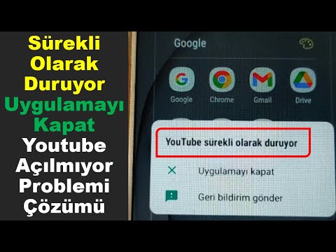 Sürekli olarak duruyor | Youtube Açılmıyor Problemi Çözümü | Uygulamayı Kapat Hatası | Samsung j7