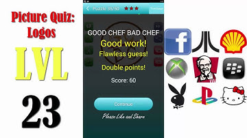 Picture Quiz: Logos Level 23 - All Answers - Walkthrough ( By Timeglass Works )
