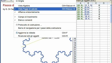 GeoGebra: frattale "fiocco di neve"