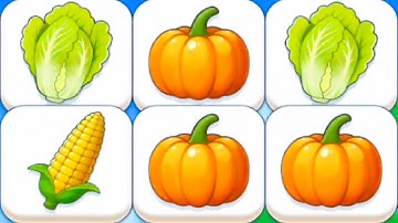 🌽 Tile Match Triple - Zen Farm 🥬 GAMEPLAY Levels 1-17 (Android, iOS)