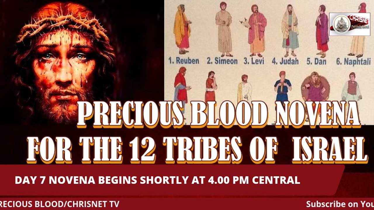 PRECIOUS BLOOD: July Novena For The 12 Tribes Of Israel- 7