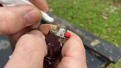 A Better Way To Make Ignitions With An Empty BIC. The OUCH Method!